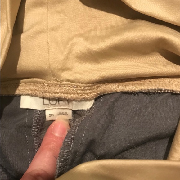 LOFT Grey Maternity Slacks - Picture 3 of 5